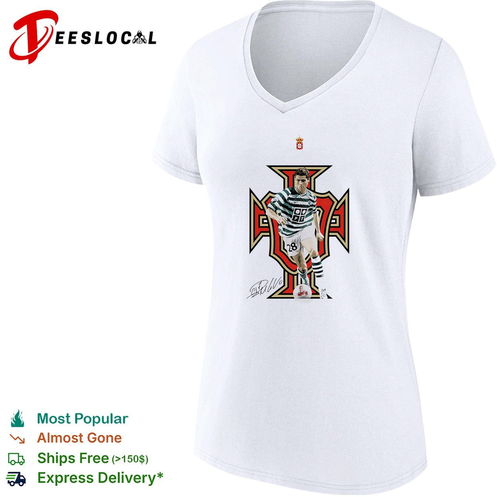 Cristiano Ronaldo Sporting CP vintage signature shirt