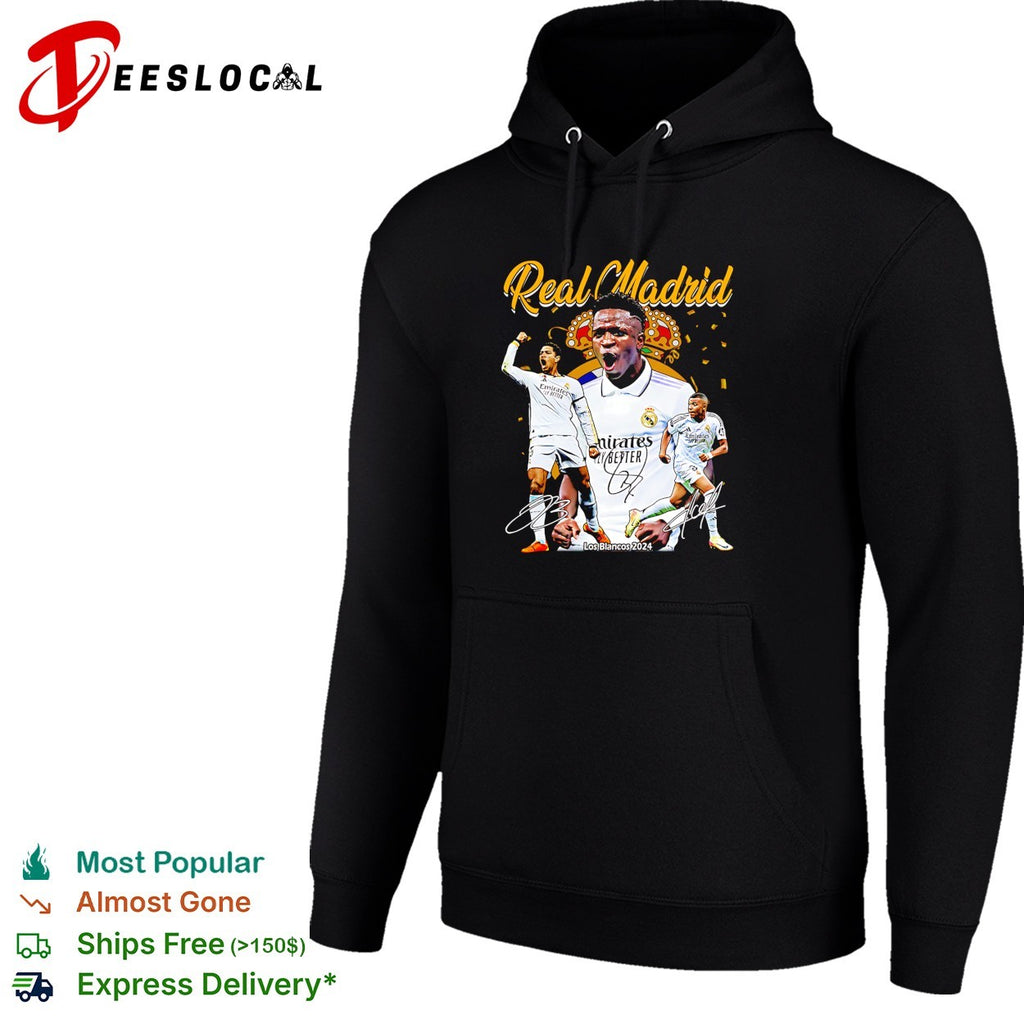 Cristiano Ronaldo Vinicius Junior Real Madrid Los Blancos 2024 shirt