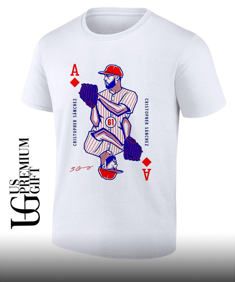 Cristopher Sánchez Philadelphia Phillies baseball Ace playing card shirt