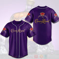 FASHION Crown Royal Baseball Jerseys Botton Shirt