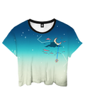 Crystal Shower Crop Top