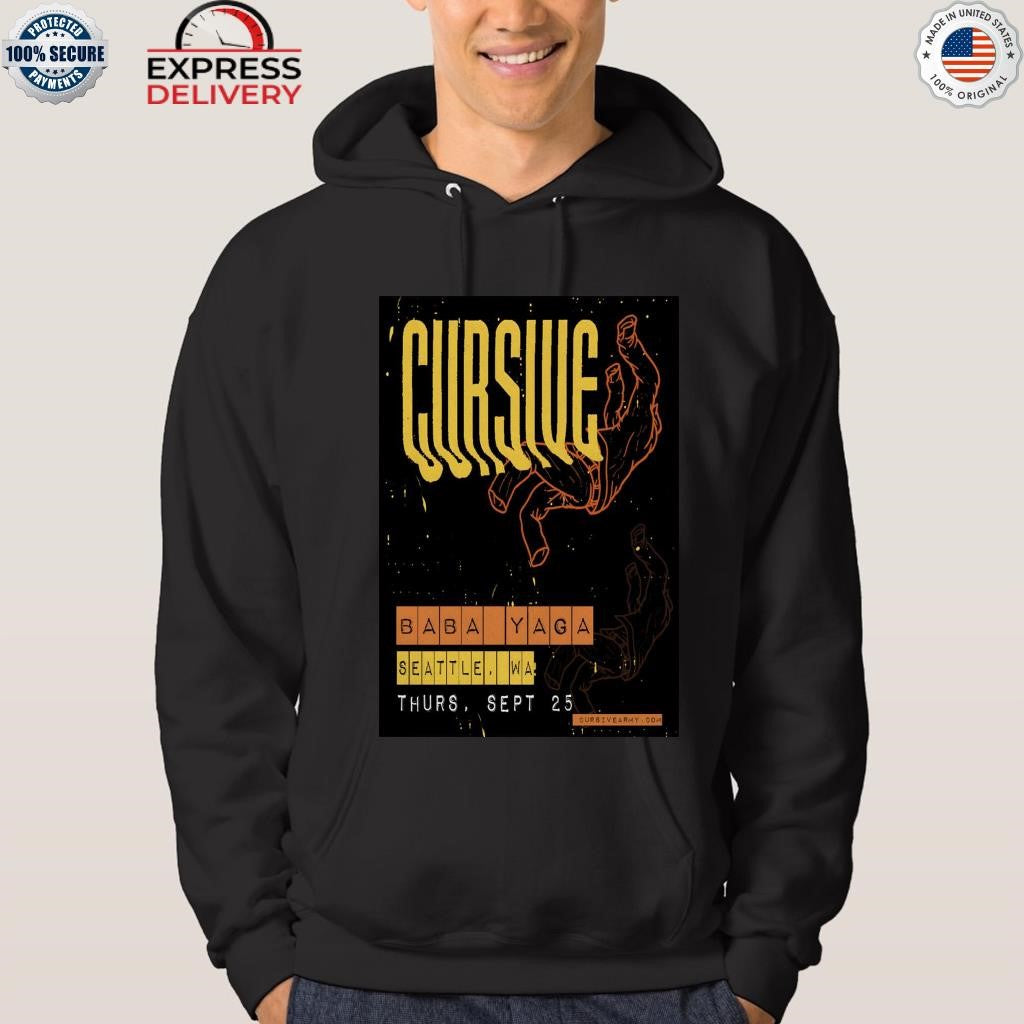 Cursive Sept 25 2025 Baby Yaga In Seattle WA Shirt