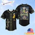 Custom Coraline Cartoon Halloween Baseball Jersey