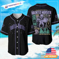Custom Haunted Mansion Map Horror Party Baseball Jersey