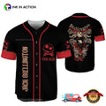 Custom Jack Skellington Halloween Baseball Jersey