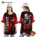 Custom Jason Voorhees Spooky Season Baseball Jersey