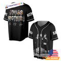 Custom Jonas Brothers Signature 2025 Concert Baseball Jersey
