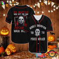 Custom Michael Myers World Champion 1978 Power Walker Baseball Jersey