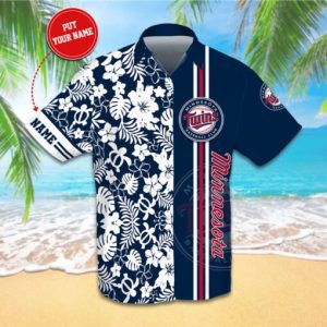 Custom Minnesota Twins Tropical Cool Hawaiian Shirt, Twins Hawaiian Shirt