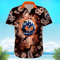 Custom Name New York Mets MLB Hawaiian Shirt Beach Summer, Mets Hawaiian Shirt