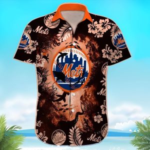 Custom Name New York Mets MLB Hawaiian Shirt Beach Summer, Mets Hawaiian Shirt