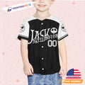 Custom Nightmare Before Jack Skellington Baseball Jersey