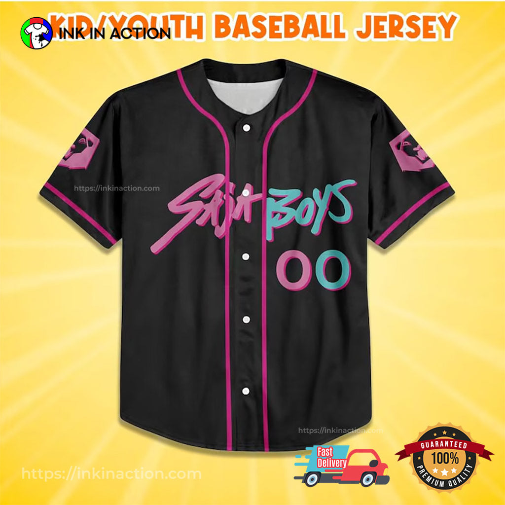 Custom Saja Boy Fans Black Baseball Jersey