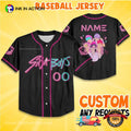 Custom Saja Boy Fans Black Baseball Jersey