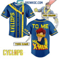 Cyclops X-Men ’97 My X-Men To Me Personalized Baseball Jersey