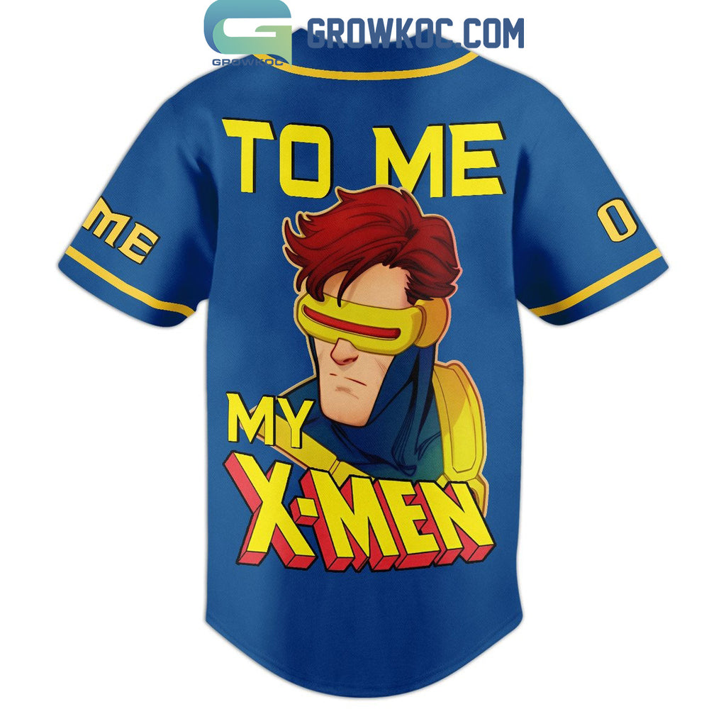 Cyclops X-Men ’97 My X-Men To Me Personalized Baseball Jersey