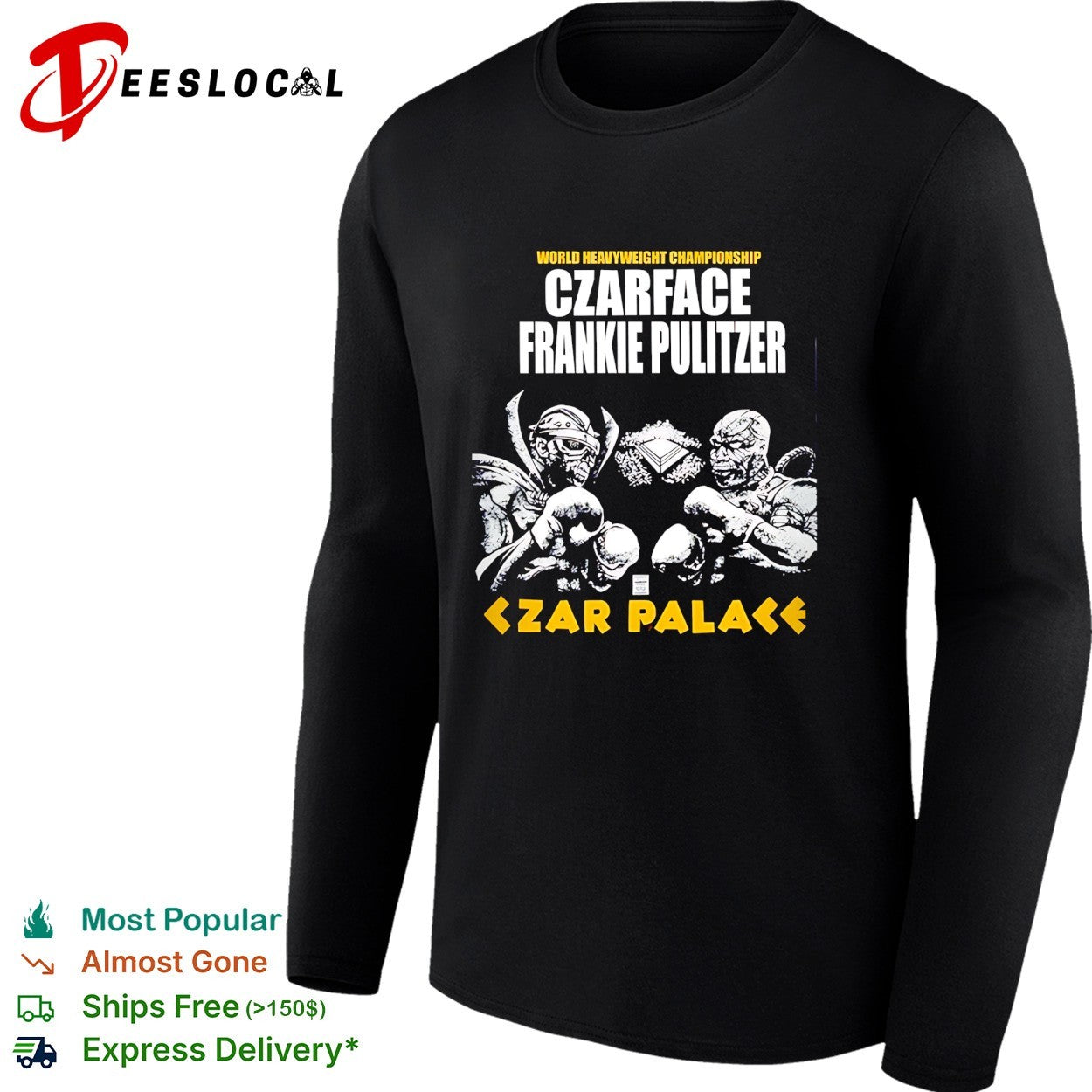 Czarface Frankie Pulitzer world heavyweight championship Czar Palace shirt