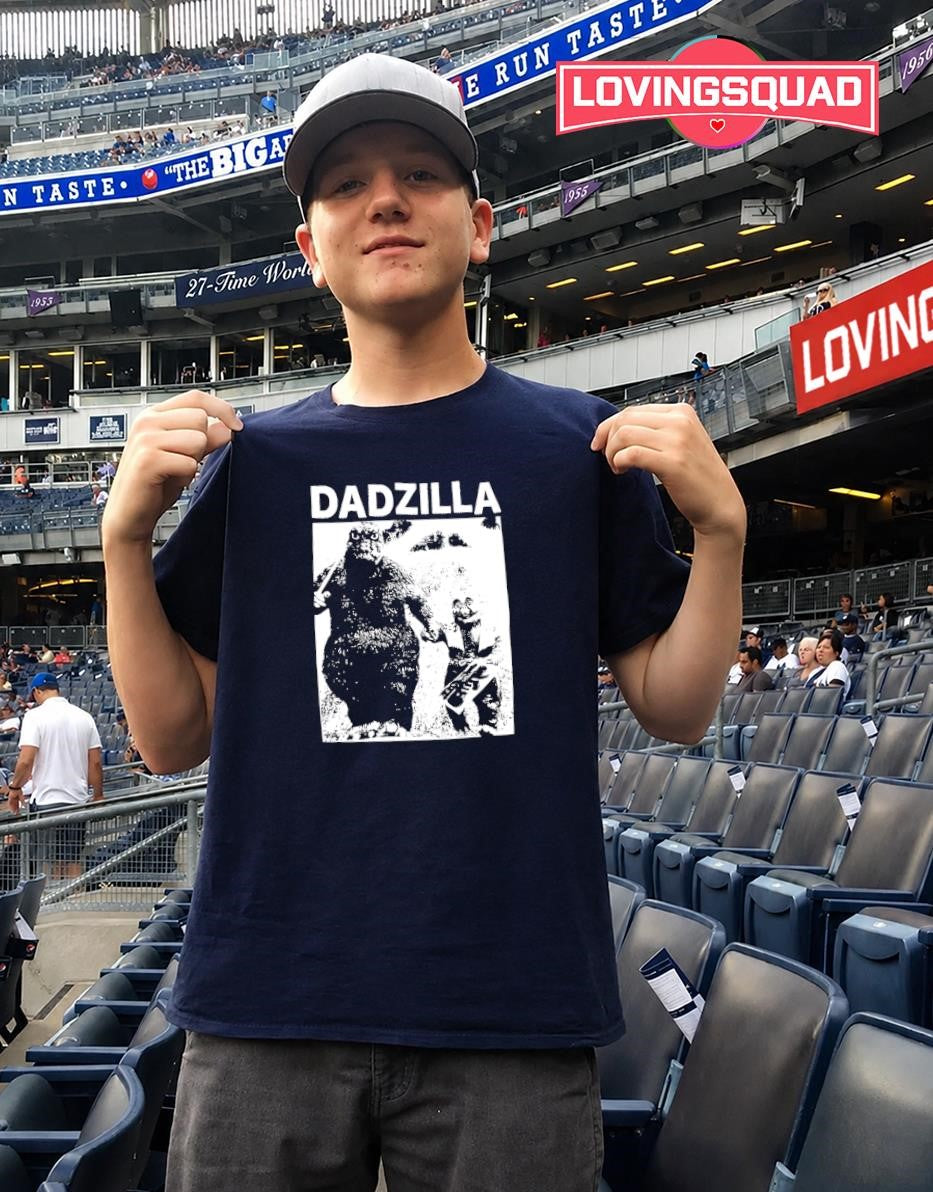 Dadzilla Monster Father and Child Godzilla shirt