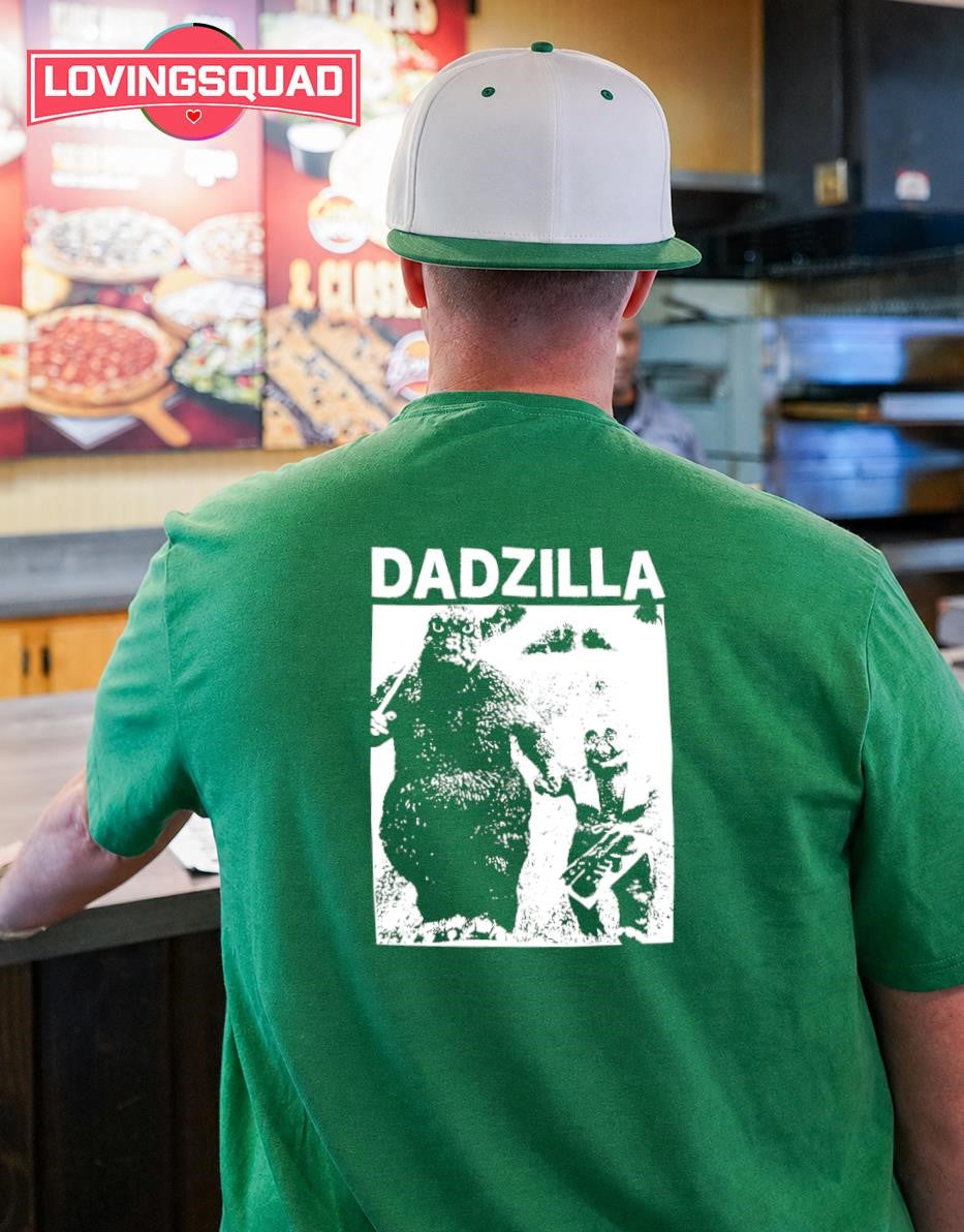 Dadzilla Monster Father and Child Godzilla shirt