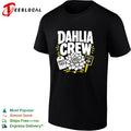 Dahlia crew tuber flower shirt
