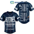Dallas Cowboys 2023 NFC East Division Champion Fan Personalized Baseball Jersey