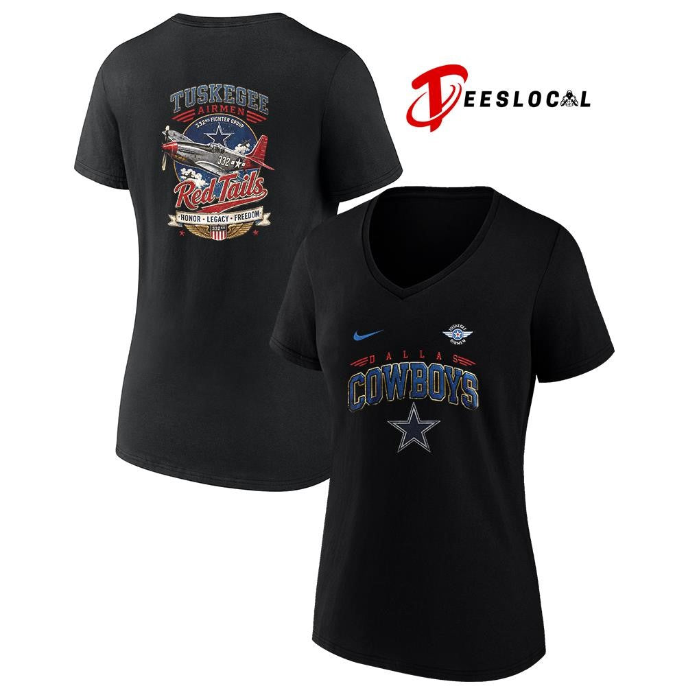 Dallas Cowboys Tuskegee Airmen Red Tails honor legacy freedom shirt