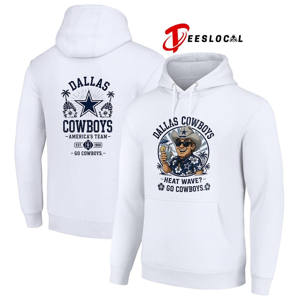 Dallas Cowboys heat wave beach vibes mascot shirt