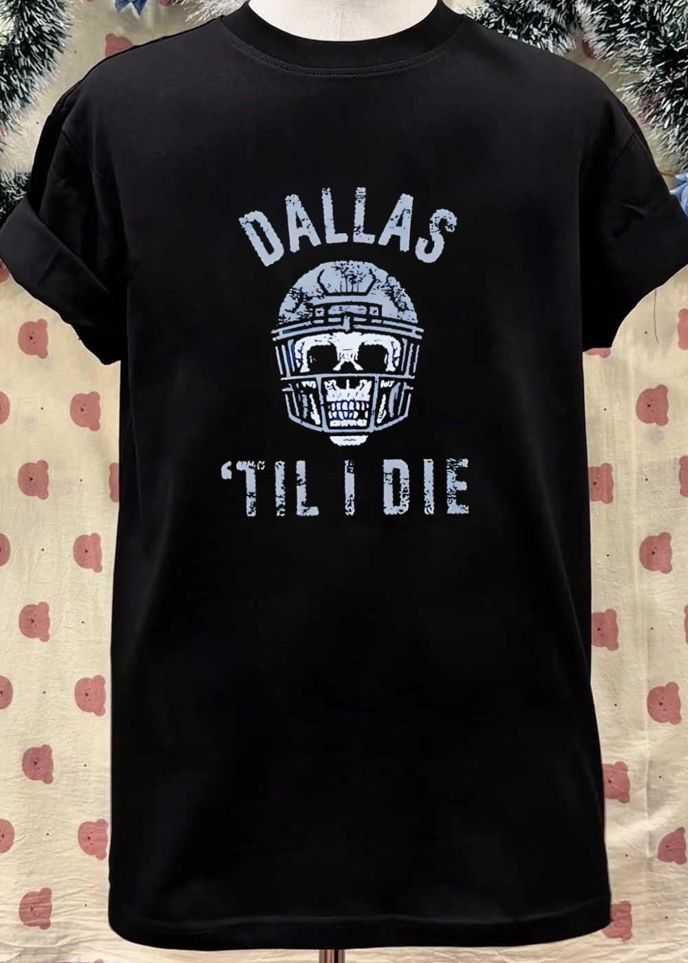 Dallas ‘Til I Die Skull Football Helmet Shirt