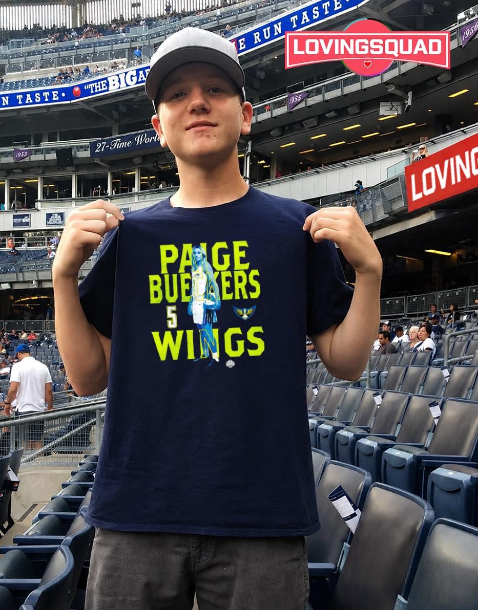 Dallas Wings Paige Bueckers Stadium Essentials Player Stance Urban T-Shirt