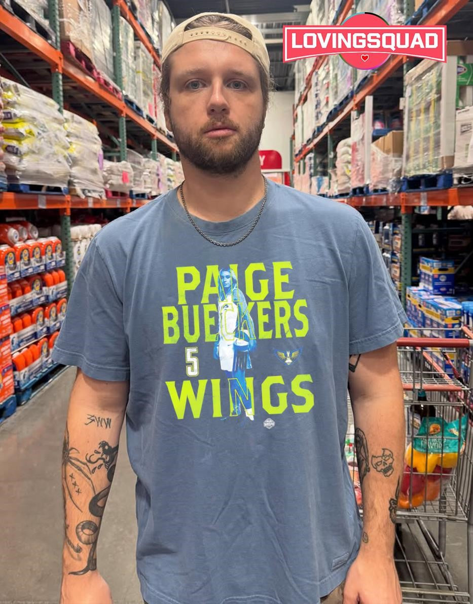 Dallas Wings Paige Bueckers Stadium Essentials Player Stance Urban T-Shirt