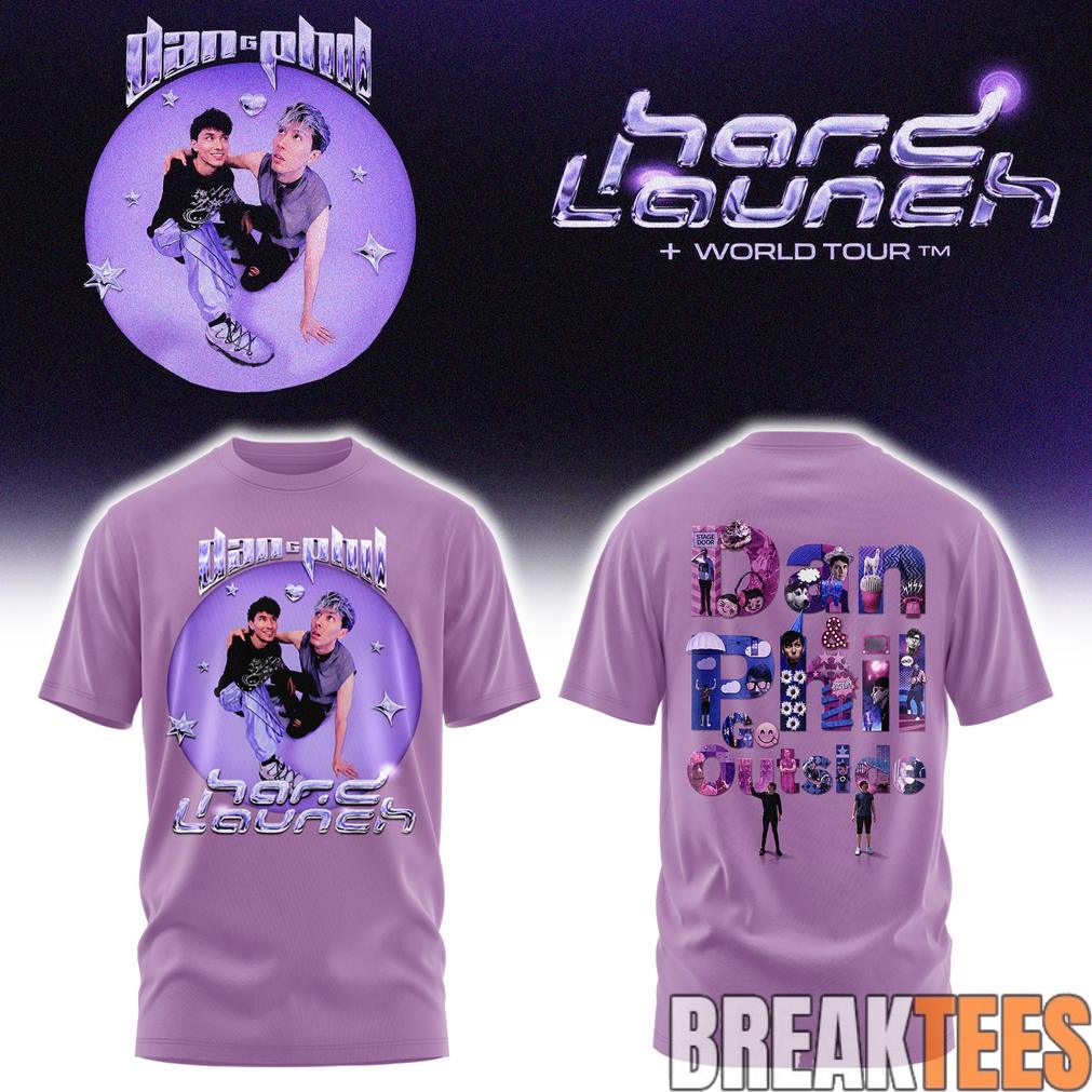 Dan and Phil Announce Hard Launch World Tour Edition Tee