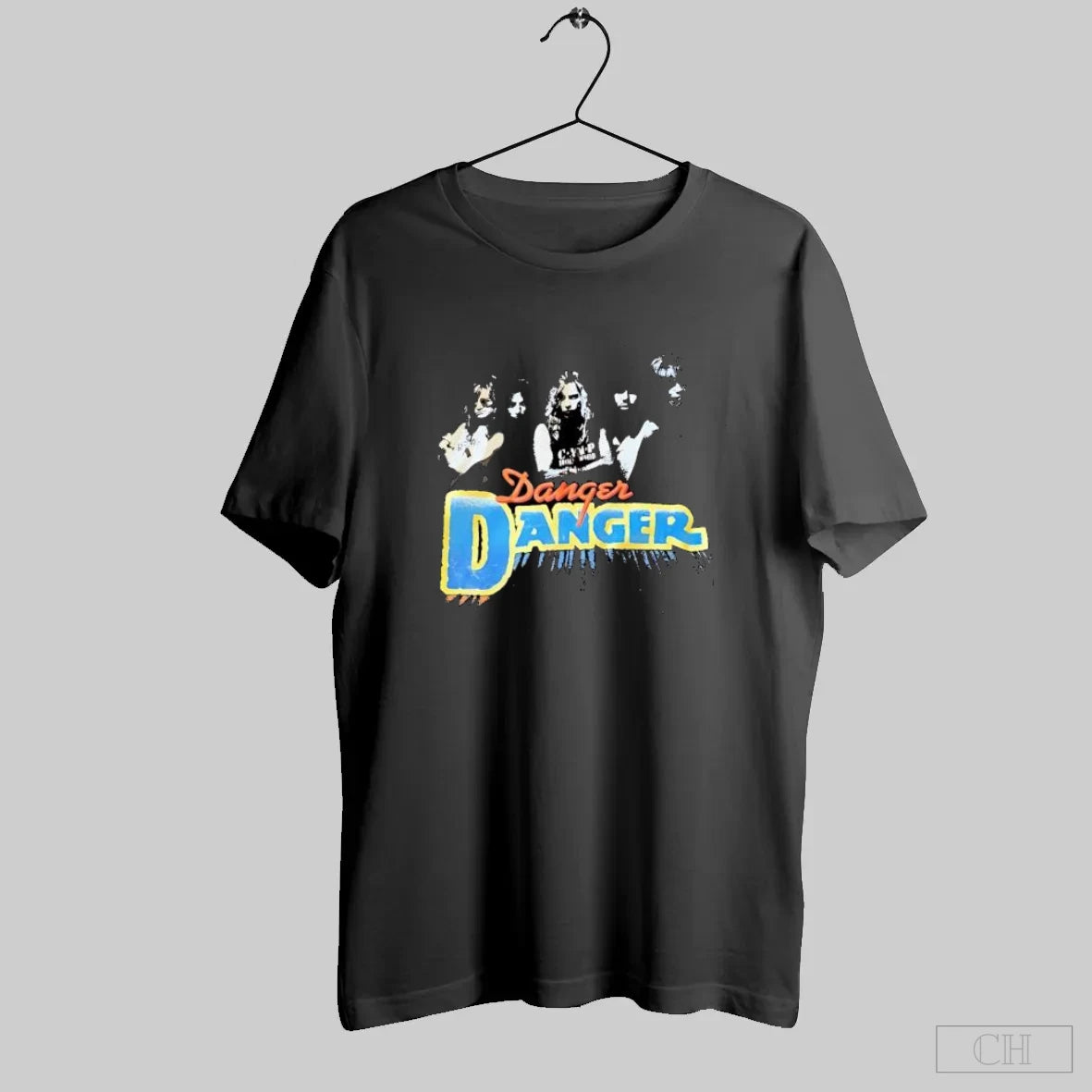 Danger Danger Band Logo 80s Rock S Black T-Shirts, Hoodie, Sweatshirt | InkRitualCo.com