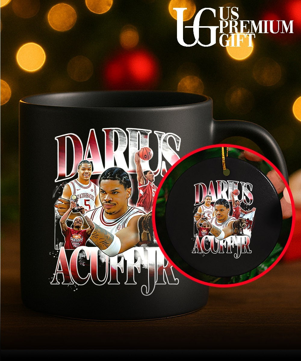 Darius Acuff Jr Arkansas Razorbacks NCAA Basketball Player graphic shirt