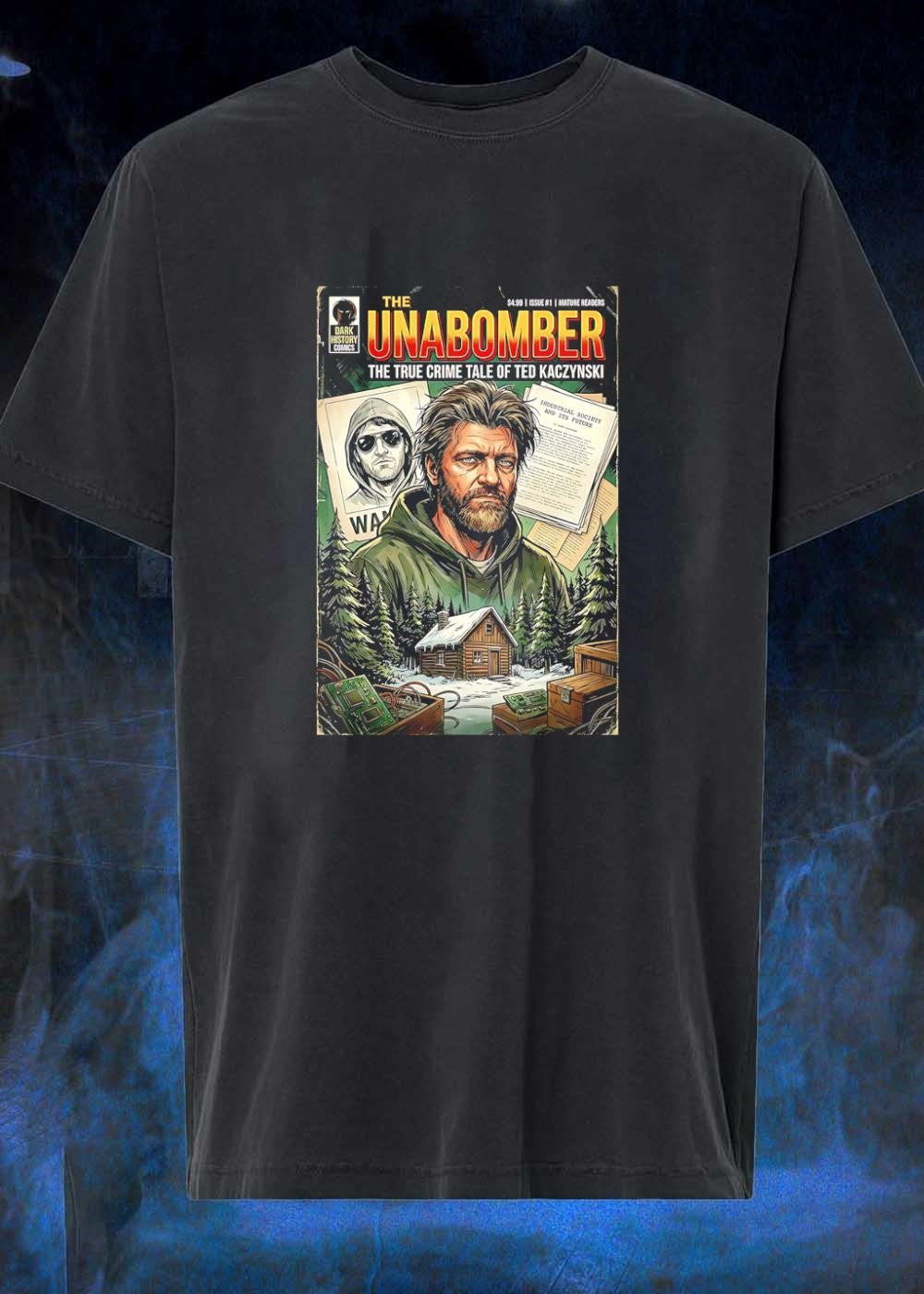 Dark History Comics The Unabomber Ted Kaczynski Industrial Society shirt