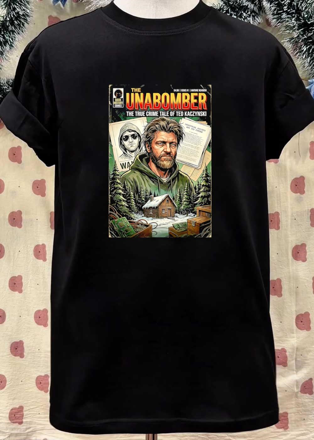 Dark History Comics The Unabomber Ted Kaczynski Industrial Society shirt