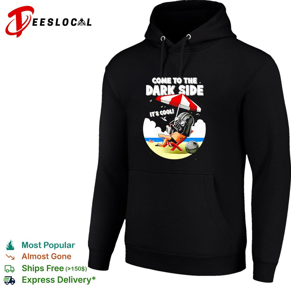 Darth Vader relaxing on beach come to the dark side shirt