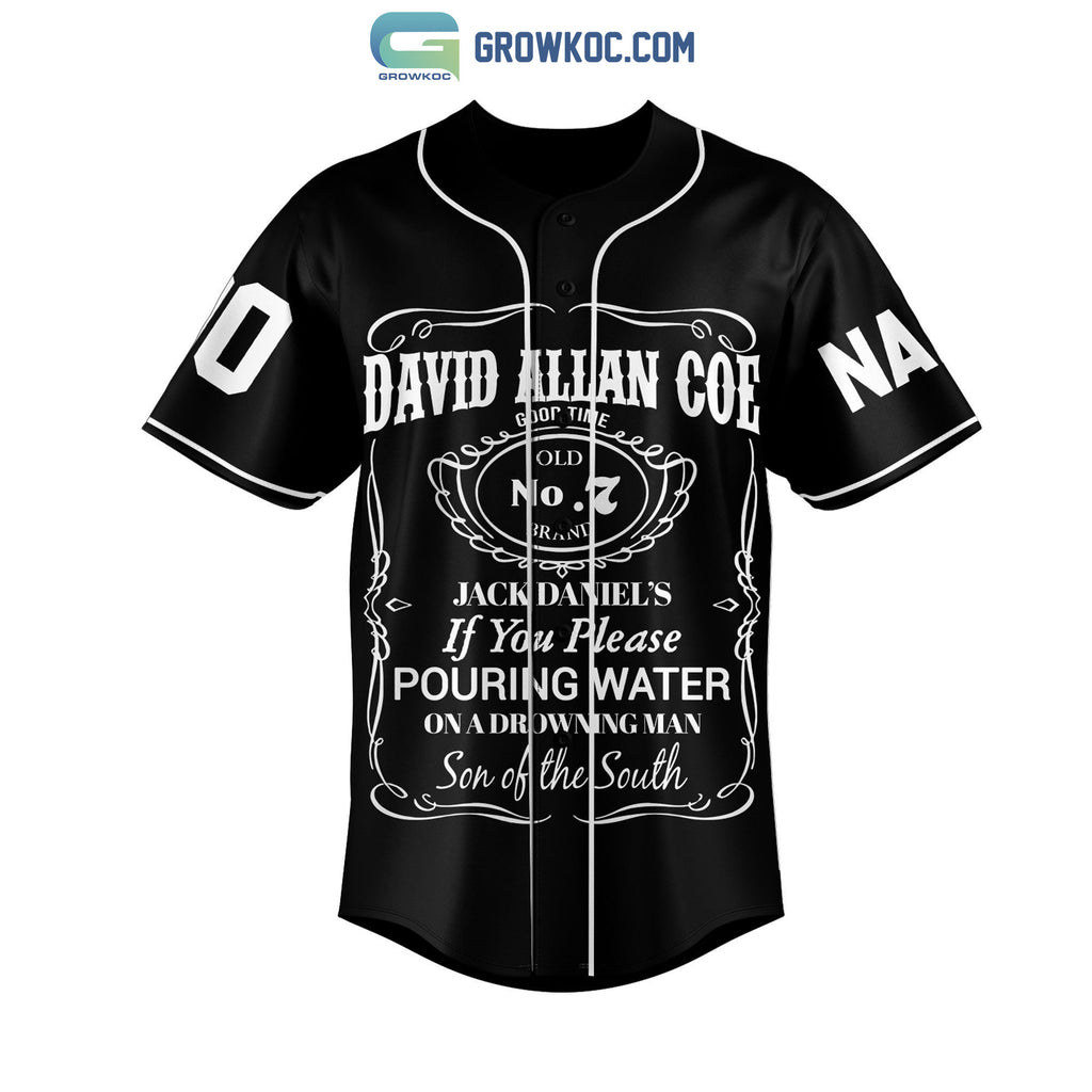 David Allan Coe Son of The South Personalized Baseball Jersey