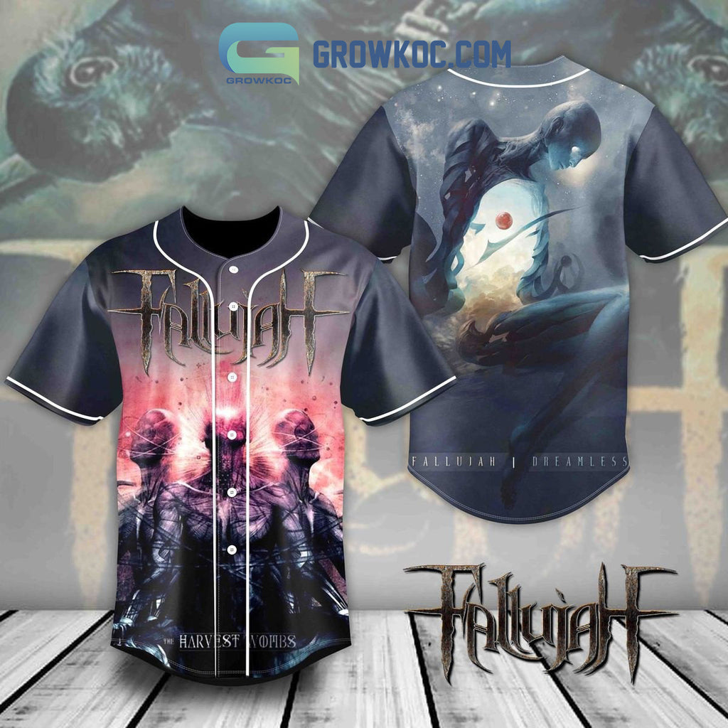 Deathcore Dreamless Fallujah Personalized Baseball Jersey