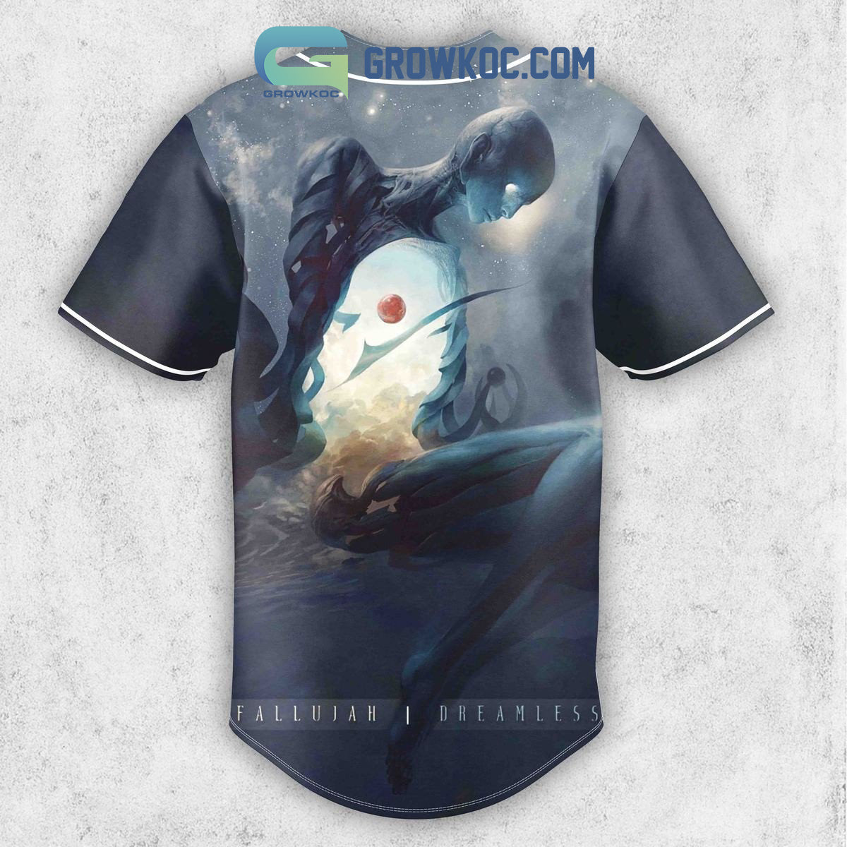 Deathcore Dreamless Fallujah Personalized Baseball Jersey