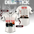 Deer Tick Emotional Contracts Tour Personalized White Design Baseball Jersey