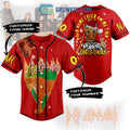 Def Leppard Rock Band Pour Some Cheer On Me This Christmas Custom Baseball Jersey