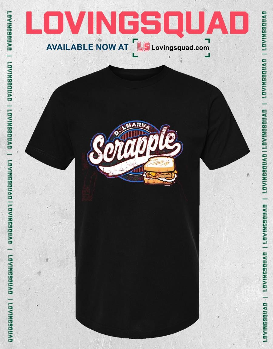 Delmarva Shorebirds Bimm Ridder Knuckball Scrapple T-shirt