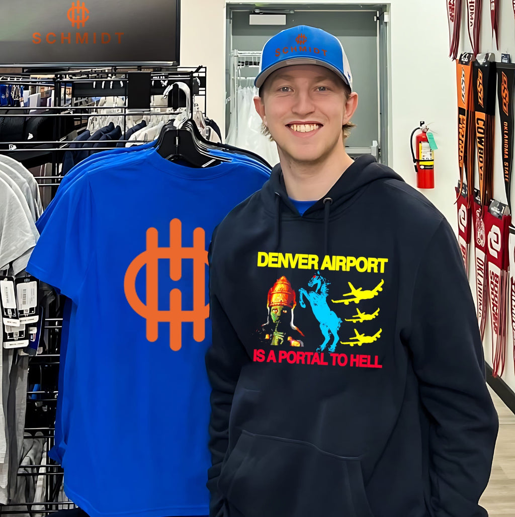Denver Airport Is a Portal to Hell conspiracy theory shirt