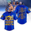 Denver Nuggets 2023 NBA Finals Champions Blue Design Baseball Jersey