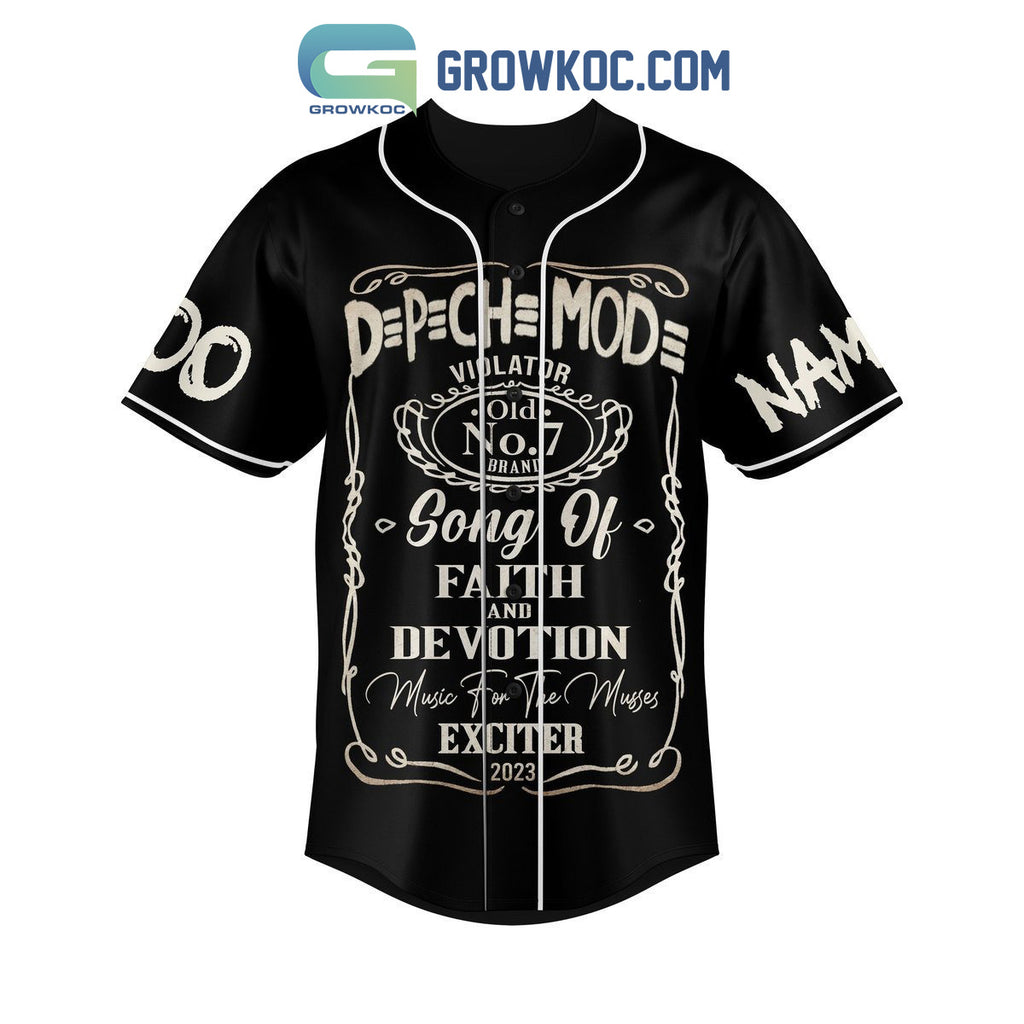 Depeche Mode Music For The Musses Exciter 2023 Personalized Baseball Jersey