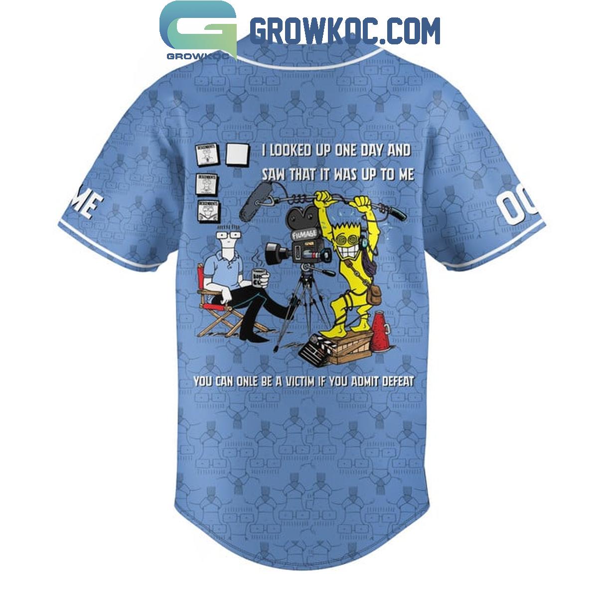 Descendents Be A Victim If You Admit Defeat Personalized Baseball Jersey