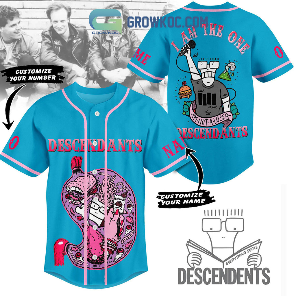 Descendents I Am The One Descendants Personalized Baseball Jersey