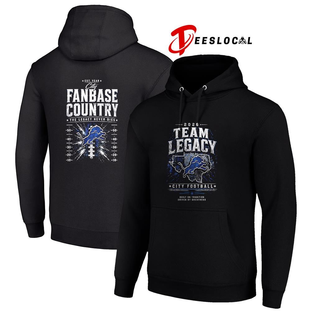Detroit Lions team legacy built on tradition driven by greatness city fanbase country shirt