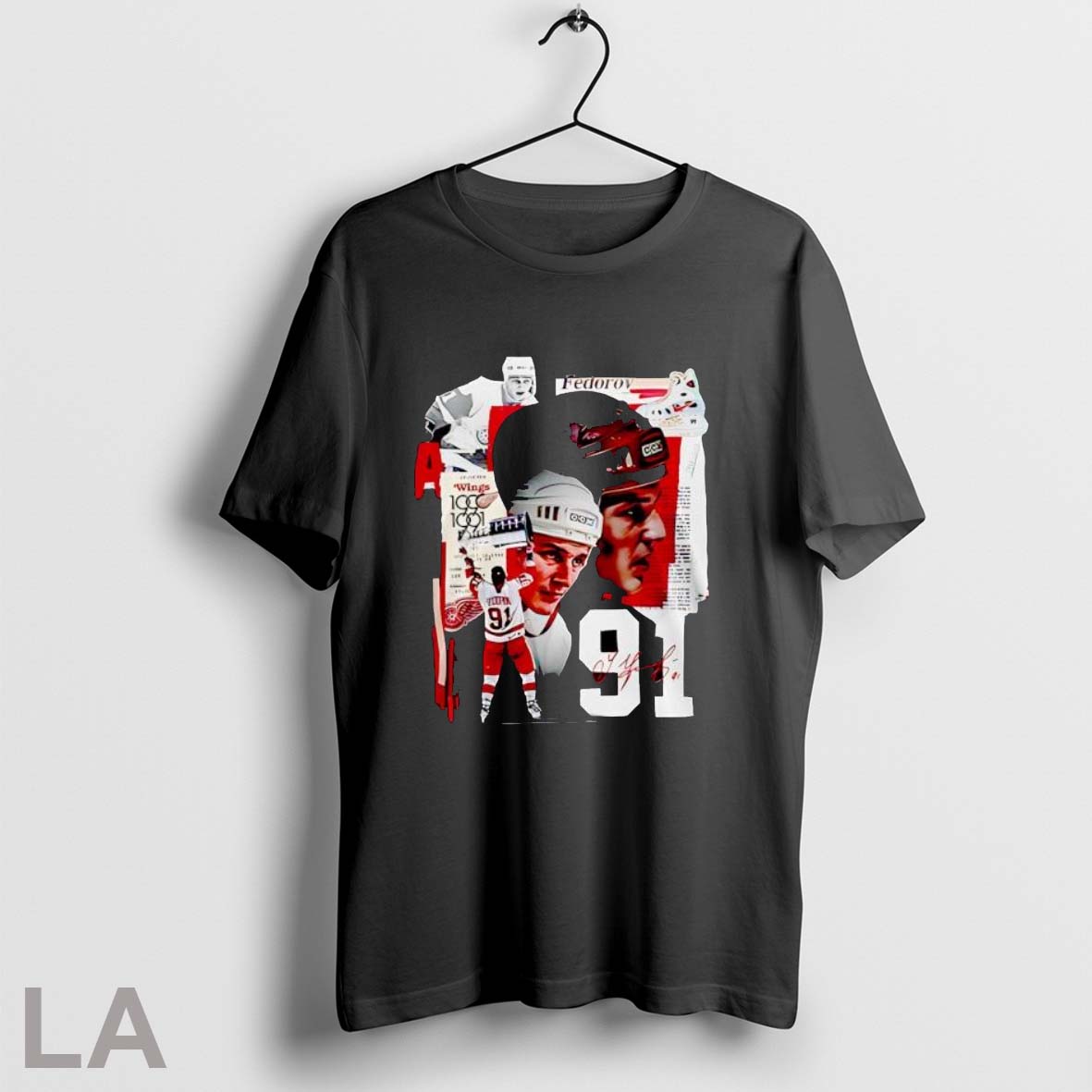 Detroit Red Wings X Sergei Fedorov Signature Red T-Shirts, Hoodie, Sweatshirt | InkRitualCo.com