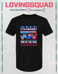 Detroit Sports Teams Logo Its The Most Wonderful Time Of The Year Christmas T-Shirt